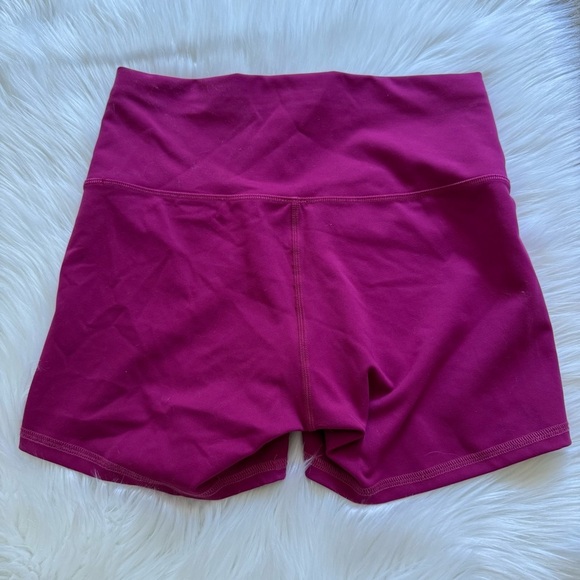 Lululemon Wunder Train High Rise Short 4” Magenta Purple 10 - Picture 4 of 4